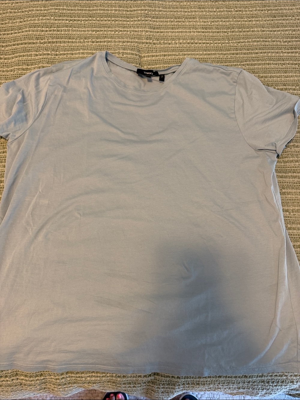 Theory Women’s Short Sleeve Tee in Light Blue